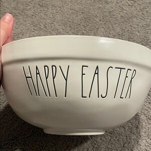 Rae Dunn Artisan Collection Ceramic Mixing Bowl “Happy Easter”